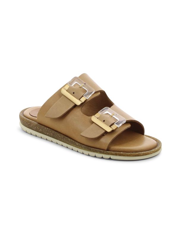 כפכפי רצועות עם אבזמים לנשים