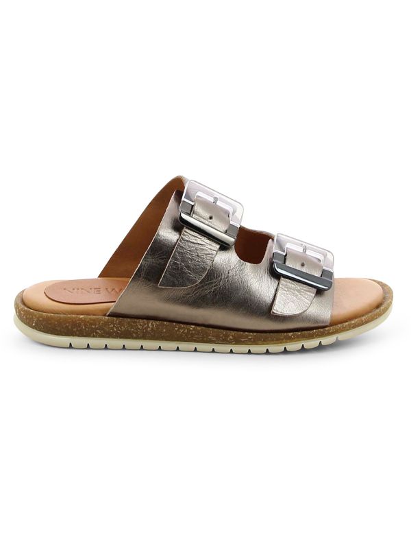 כפכפי רצועות עם אבזמים לנשים