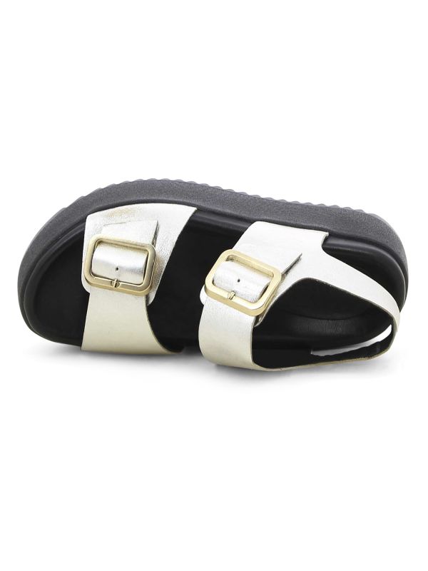 סנדלי פלטפורמה עם רצועות עבות לנשים