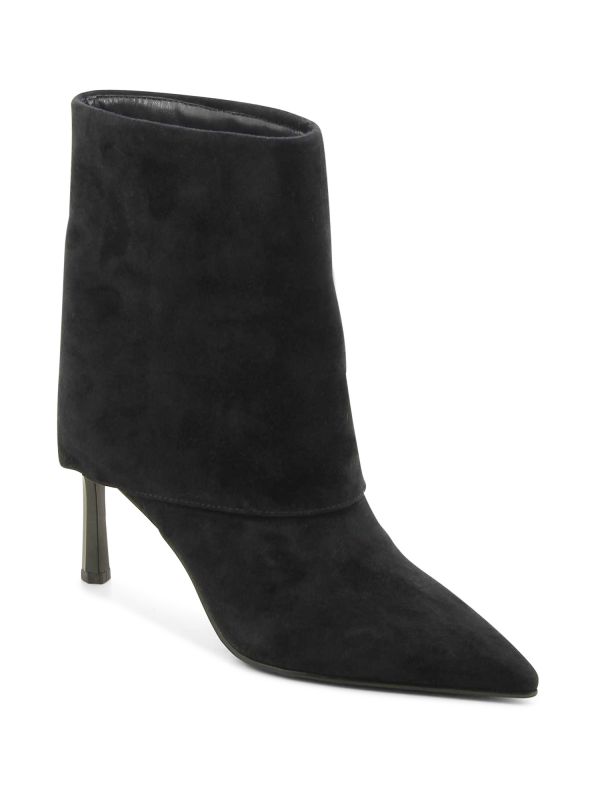 מגפוני עקב אלגנטיים עם קפל לנשים