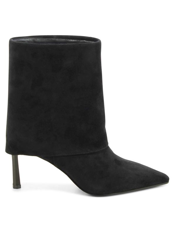 מגפוני עקב אלגנטיים עם קפל לנשים