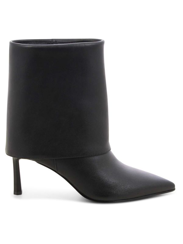 מגפוני עקב אלגנטיים עם קפל לנשים