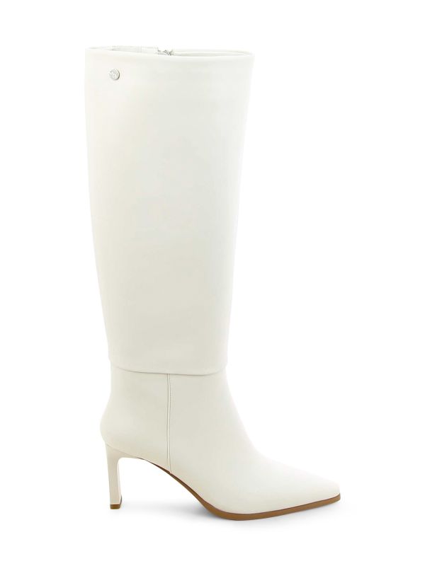 מגפי ברך עם עקב רחב לנשים