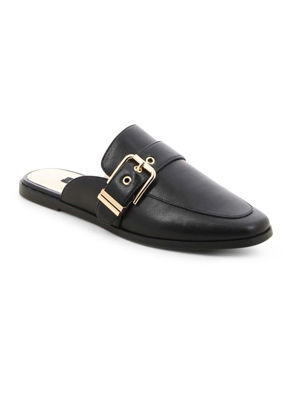 כפכפי מיול שטוחים עם אבזם מוזהב