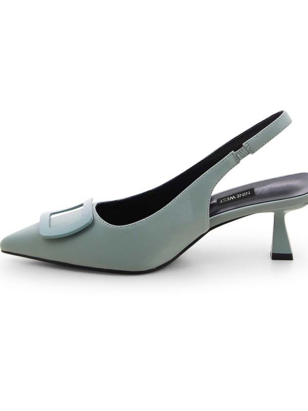 נעלי עקב סירה עם אבזם לנשים