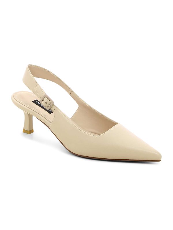 נעלי סירה עם עקב ופתח בקרסול לנשים