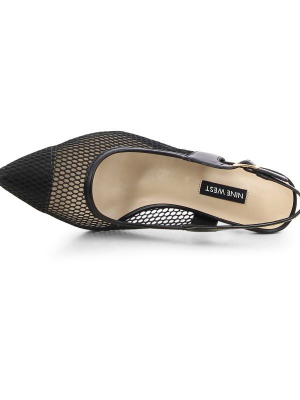 נעלי רשת עם עקב סטילטו לנשים