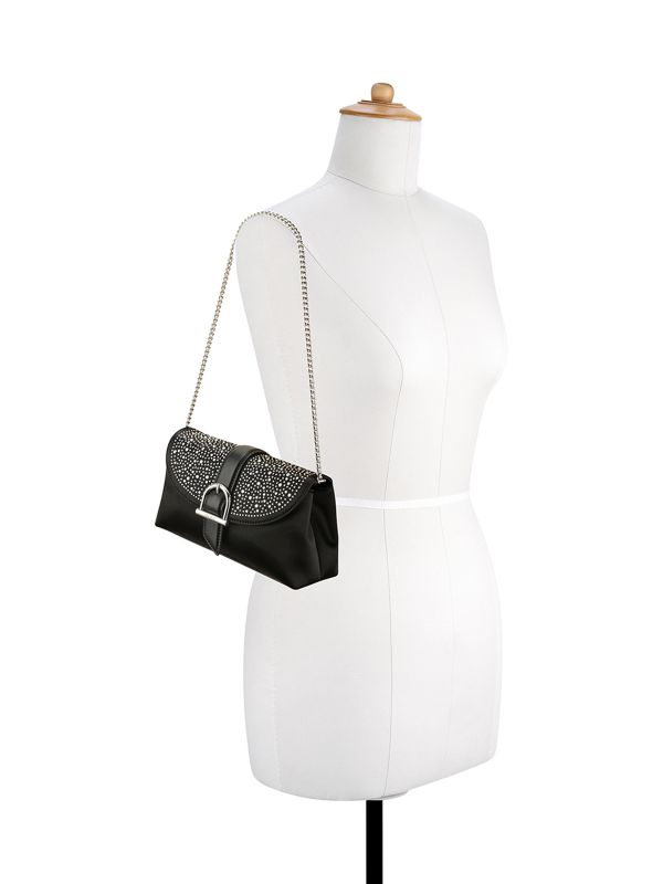 תיק צד עם אבזם מתוכשט לנשים