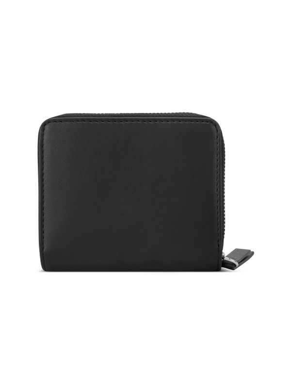 ארנק מרובע עם תכשיט מטאלי לנשים