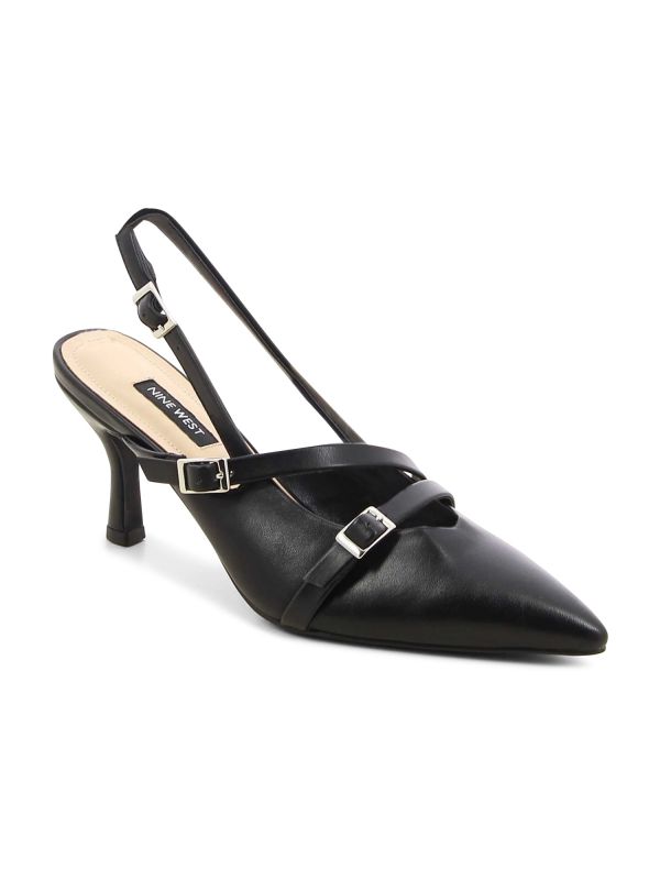 נעלי עקב עם אבזמים FINLEY