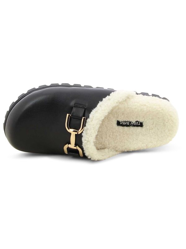 כפכפים בשילוב דמוי פרווה LEILA