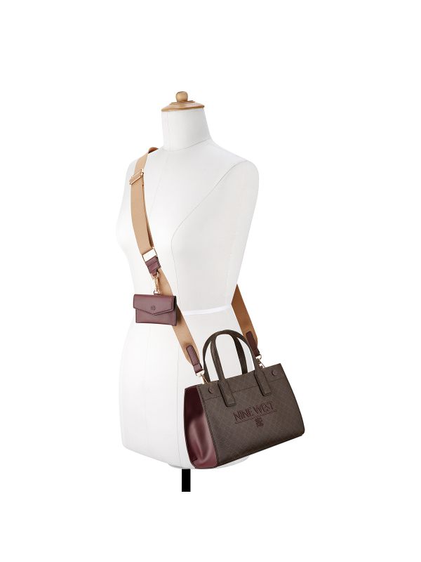 תיק צד עם ארנק תואם PAULINE