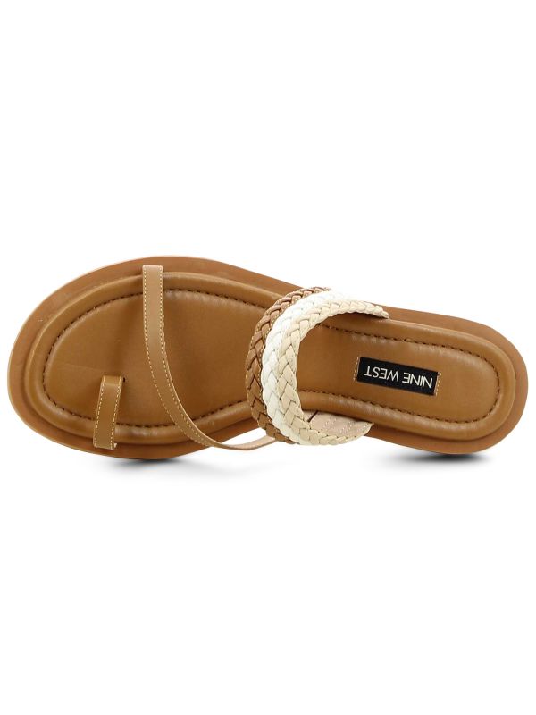 YESAA כפכפים עם רצועות קלועות