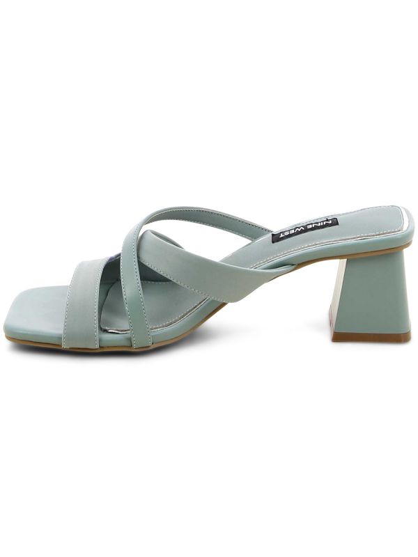 LAXII כפכפי עקב עם רצועות מוצלבות