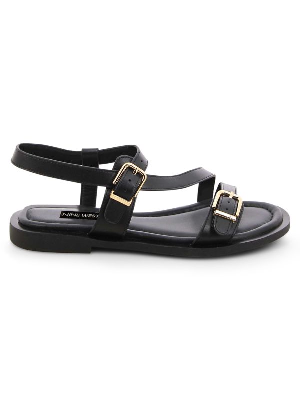 MEZEO סנדלים עם רצועות דקות מוצלבות