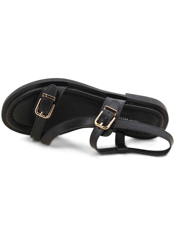 MEZEO סנדלים עם רצועות דקות מוצלבות