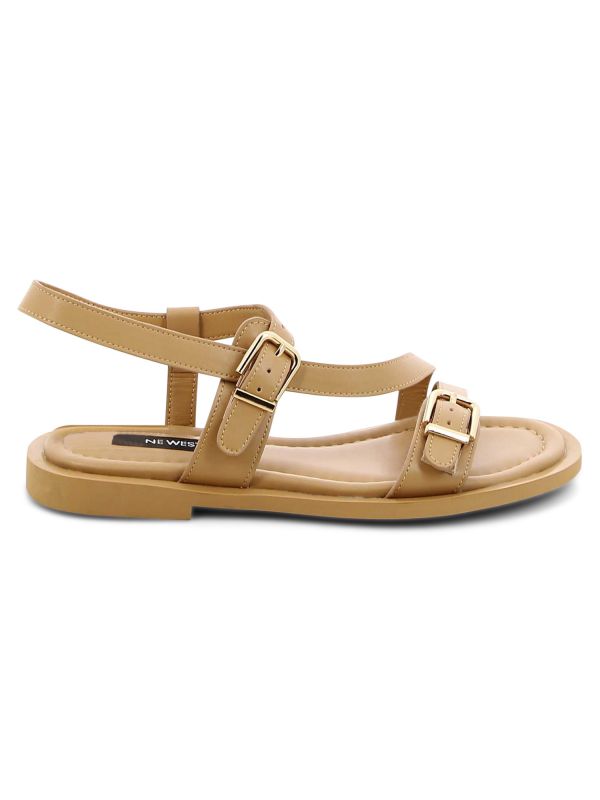 MEZEO סנדלים עם רצועות דקות מוצלבות