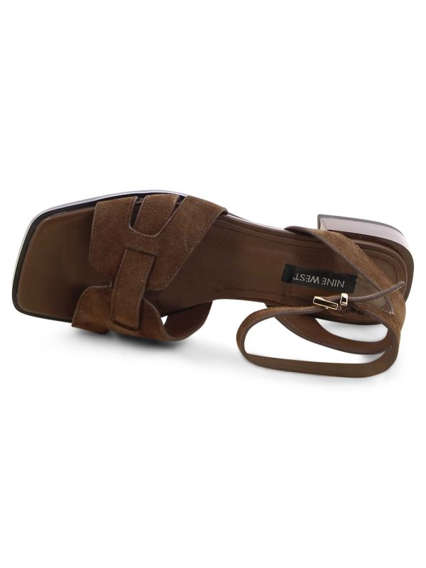 LAVIA סנדלי עקב עם רצועות עבות