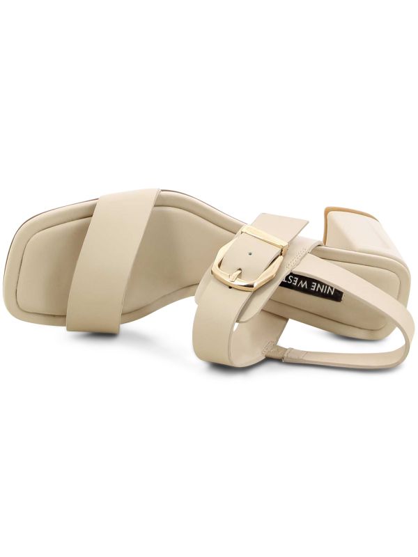 POZEX סנדלי עקב עם רצועות עבות