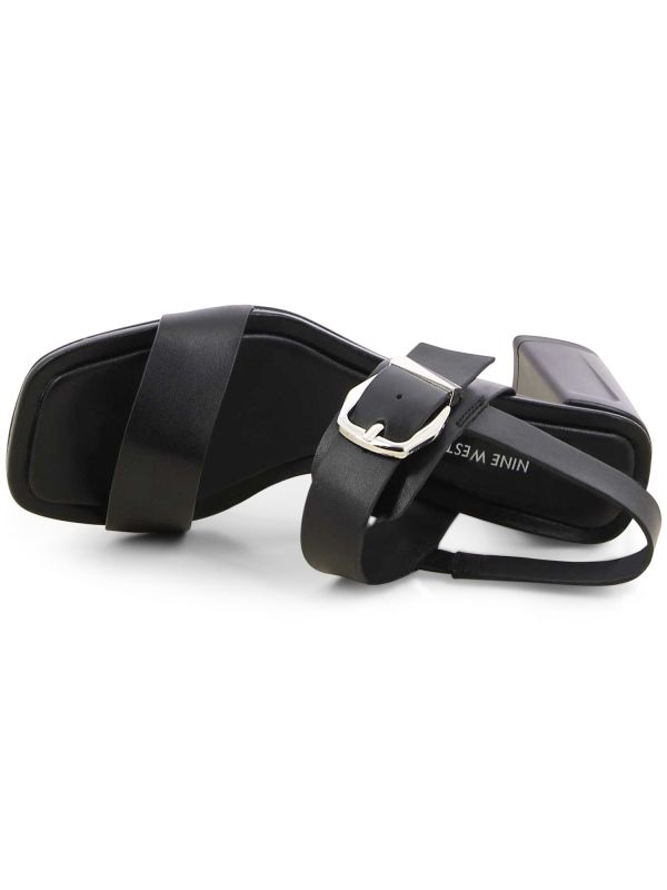 POZEX סנדלי עקב עם רצועות עבות