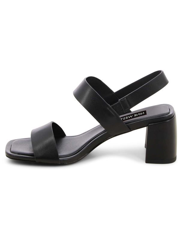 POZEX סנדלי עקב עם רצועות עבות