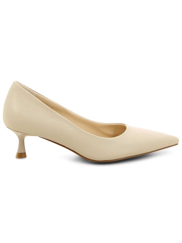 NOLEO נעלי עקב מחודדות