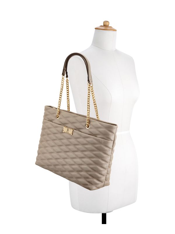 ALMAE תיק נשיאה בהדפס גיאומטרי