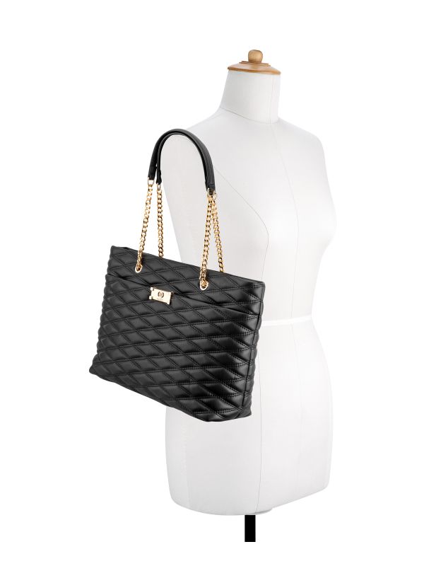 ALMAE תיק נשיאה בהדפס גיאומטרי