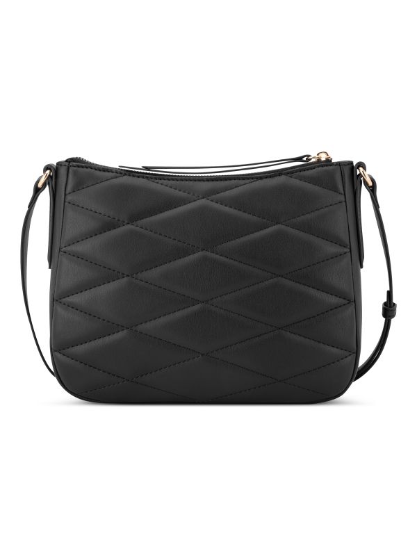 ANDERS תיק קרוס-בודי במראה קווילט גיאומטרי