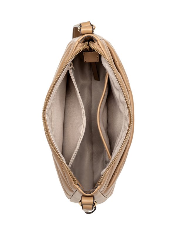 ANDERS תיק קרוס-בודי במראה קווילט גיאומטרי