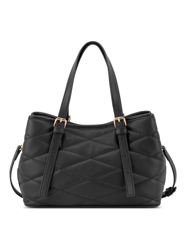 ANDERS תיק נשיאה במראה קווילט גיאומטרי