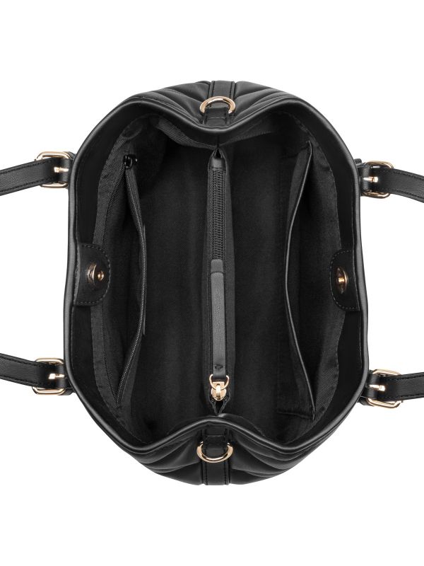 ANDERS תיק נשיאה במראה קווילט גיאומטרי