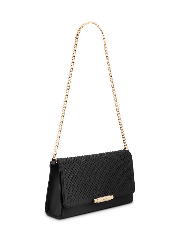 BINA תיק צד מטאלי עם אבנים