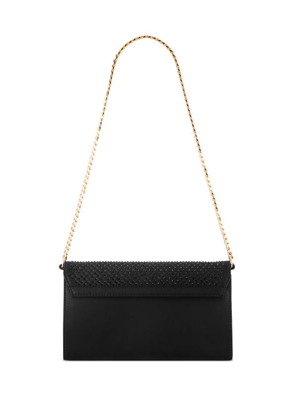 BINA תיק צד מטאלי עם אבנים