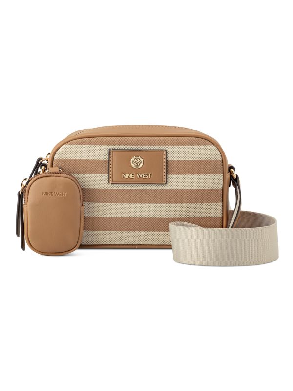 COSIMA תיק צד בהדפס פסים