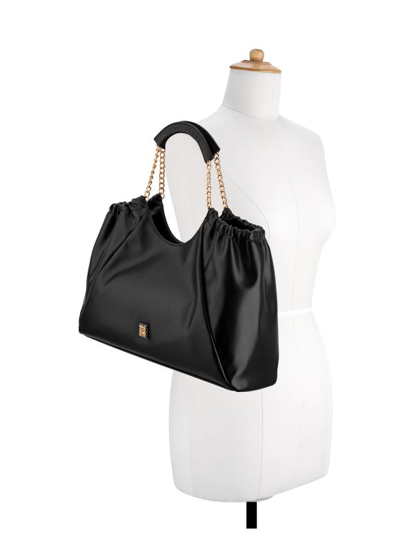 FLYNN תיק הובו עם כיווצים