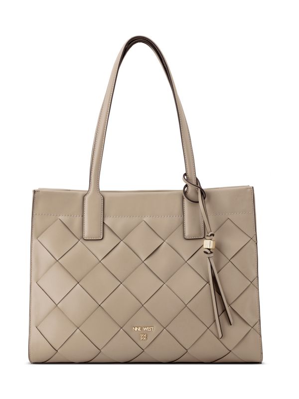 KITRA תיק בדוגמה קלועה