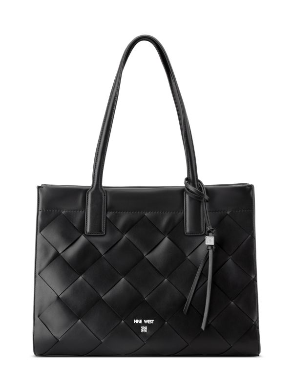 KITRA תיק בדוגמה קלועה