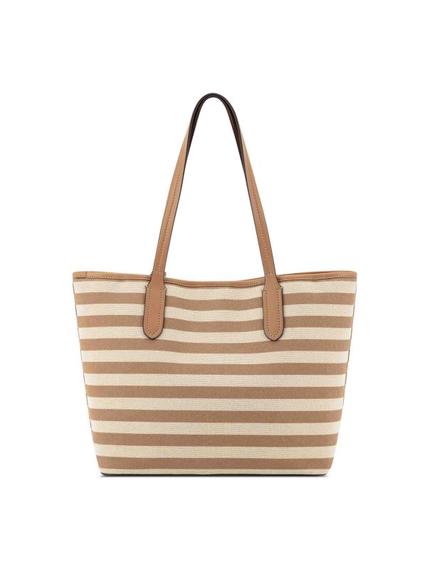 NORI תיק נשיאה בהדפס פסיםם עם ארנק