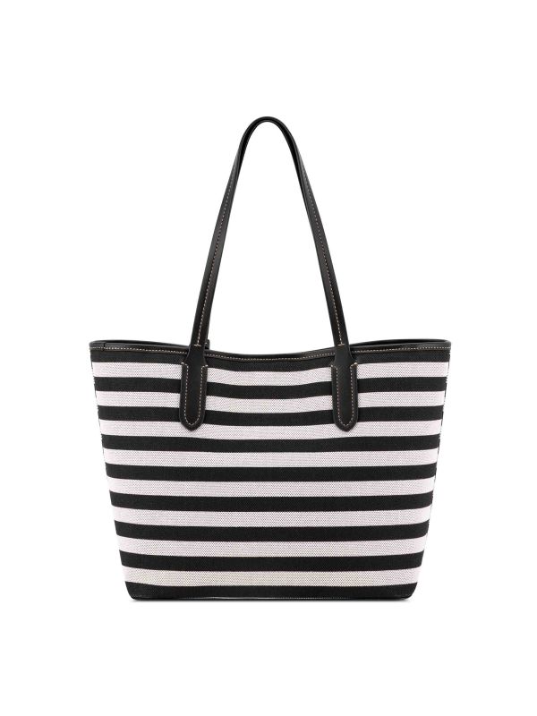 NORI תיק נשיאה בהדפס פסיםם עם ארנק