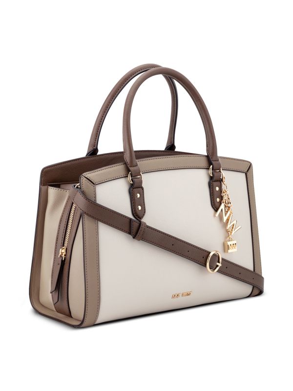 NORINE תיק צד בשני צבעים