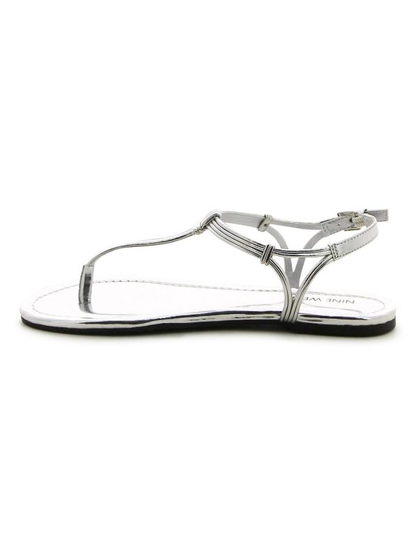 סנדלי אצבע מוזהבים לנשים