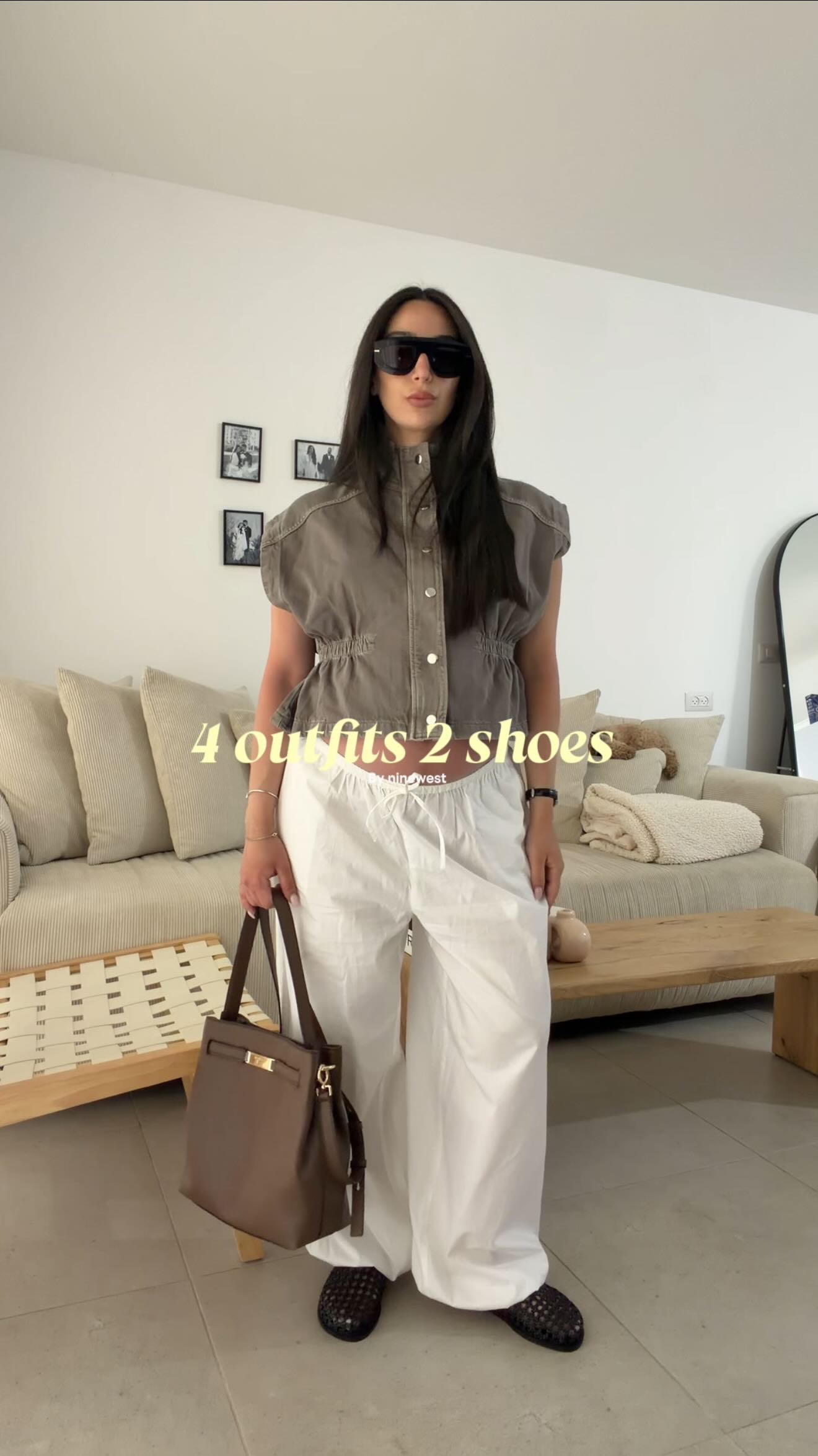 We’ve got you for summer! ☀️
Here’s 4 outfits with only 2 shoes and one bag 👡👜