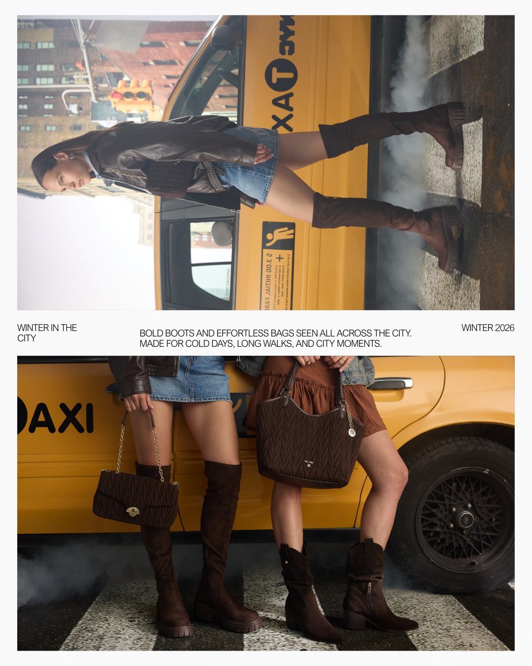 Winter in the city has never looked this fabulous ❄️👢